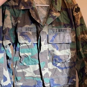 Original Vintage US Army Camo Jacket